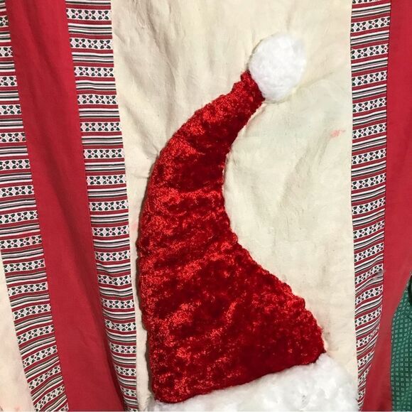 Vintage Santa Claus Christmas Quilted Blanket - Picture 15 of 16